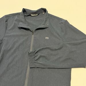 Travis Mathew Lightweight Windbreaker Men’s Medium Full Zip Jacket Golf Logo